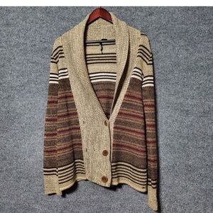 O’Neill Striped Double-button knit cardigan - Large